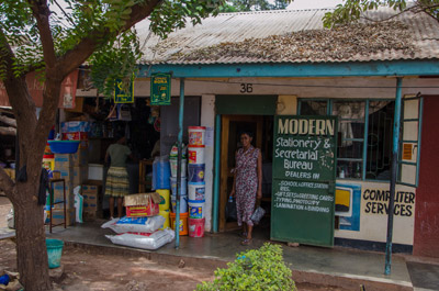 Informal merchant in Tanzania