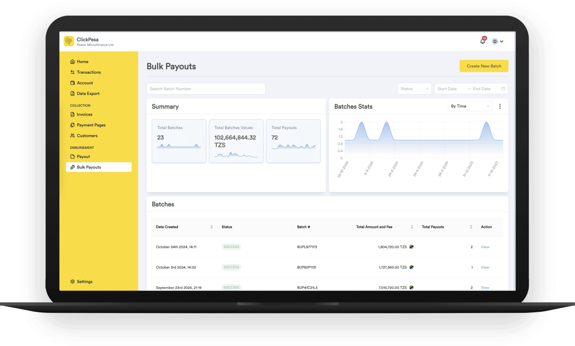 bulk payout